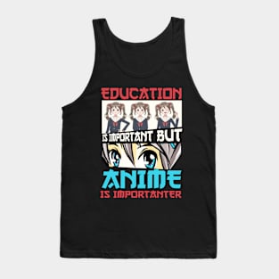 Education Anime Merch Anime Girl Cosplay Otaku Gift Anime Tank Top